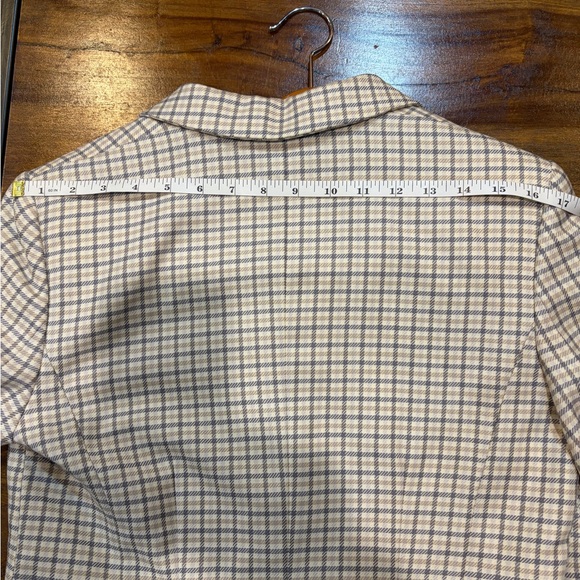 Vintage Aquascutum London 100% Wool Checkered Blazer Size 10/42 - Picture 12 of 12